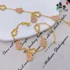 Estilo Igual al Libro Rojo Rosa Retro Diamante de Nácar Calado Calabaza Pulsera Lujo Accesible Moda de Gama Alta Joyería de Mano de Nicho
