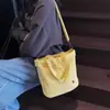 Bolsa Casual Feminina 2025 Nova Nylon Cordão Cordão Bolsa de Ombro Fitness Yoga Transversal Bolsa Tote para Trabalho