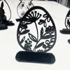 Explosiones Transfronterizas Conejito de Pascua Huevo 3D Acrílico Tridimensional Escritorio Mesa Decoración Festiva Adorno Hueco Mesa
