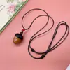 Chaveiro Criativo de Bolota Madeira Sólida Pinha Pingente Personalizado Ornamento de Madeira Perfurada Transfronteiriço para Homens e Mulheres Difusor