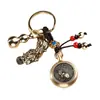 Colgante de Dinero Zodiacal de Latón Calabaza de Cobre Sólido Llavero Pixiu Colgante para Hombres y Mujeres Regalo Personalizado