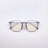9012 Gafas Nuevas Estilo Coreano Marrón Frío para Hombres y Mujeres con Montura Grande Sin Maquillaje, Rostro Pequeño, Se Pueden Equiparar con Gafas Anti-Luz Azul