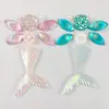Adesivos de diamante para o rosto, adesivos de decoração de beleza com pedras preciosas em formato de cauda de sereia e coração feitos sob medida, maquiagem deslumbrante, adesivos de tatuagem de diamante em formato de lágrima
