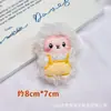 Colgante de Oveja Linda de Pelo Rizado, Juguete Pequeño, Muñeca de Oveja con Gafas, Llavero, Colgante para Bolso, Muñeca para Lanzar en Bodas