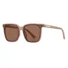 Nuevas Gafas de Sol Negras Retro Moda Ins de Alta Gama para Conducir Cuadradas Marco Grande Protección Ocular Gafas de Sol al por Mayor para Hombres y Mujeres