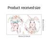 Nuevo FX-B204 - Pegatinas decorativas de pared para dormitorio infantil con diseño de conejo de dibujos animados