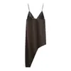 Venta al por mayor de Ropa para Mujer Transfronteriza, Nuevo Estilo de Verano Estilo Europeo y Americano Versátil Patchwork Sin Mangas Asimétrico Halter Vestido
