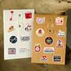 50 nuevas pegatinas médicas divertidas de dibujos animados para extracción de sangre para decorar agendas, fundas de teléfono DIY, pegatinas de PVC impermeables transfronterizas