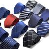 Zi Love Gravata Masculina 8cm Formal Negócios Noivo Pronta Entrega Atacado Fabricante de Logotipo Atacado Gravata Listrada