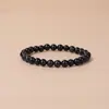 Pulsera de Obsidiana Natural de Alta Calidad Grado A, Cada Cuenta Se Selecciona Cuidadosamente para Personalización DIY, Dijes de Alta Calidad, Cuentas Sueltas Redondas