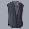 Chal de Verano Transpirable Delgado Transfronterizo Ropa para Fitness Running Entrenamiento Sin Mangas Sudadera Deportiva de Seda Helada Camiseta sin Mangas para Hombre