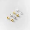 Acessórios Ouro 18K Fivela de Colar Fecho Feito à Mão diy Braçadeira de Fechamento de Pulseira Fio de Aço Fivela de Posicionamento Japonesa