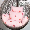 Cojín para silla de mimbre de cesta colgante, columpio nido de pájaro individual lavable, cojín para silla colgante, cojín para silla de mimbre, cojín para planta colgante de mimbre, engrosado