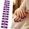 El Arte para Uñas Más Vendido de Amazon: Uñas Cuadradas Cortas de Color Sólido Más Vendidas, Alta Calidad, Alta Saturación, Set de 24 Piezas de Tamaños Variados, Uñas Postizas