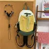 Bolsa para Botella de Agua con Cordón de Bloques de Color Multiusos Casual Senderismo Deportes Bolso de Pecho Exterior Ligero Portátil Bolso Cruzado Mochila