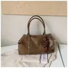 Bolso de mano de nicho estilo coreano Bolso Boston 2026 principios de otoño nuevo bolsa almohada de gran capacidad bolso tote para el día a día