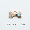 Accesorios para manualidades de joyería Ojo del Diablo INS moño lindo punto de circón gota diamante de punto fábrica de suministro transfronterizo venta al por mayor