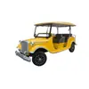 Fabricante Original Coche Eléctrico Vintage Turístico de 6/8/11 Plazas para Atracciones Turísticas y Hoteles, Autobús Turístico Retro, Coche Clásico para Recepción