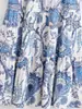Al por mayor Primavera 2025 Vestido Casual Suelto Bohemian de Playa Estampado para Mujer 8897