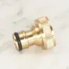 Fornecido diretamente pelo fabricante, conector niplé de 6 pontas com rosca interna totalmente em cobre, torneira de máquina de lavar, acessório de conversão, conector de tubo de entrada de água
