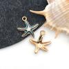 Pingente Gota de Óleo 50 Desenho Animado Vida Marinha Tartaruga Golfinho Estrela do Mar Cavalo Marinho DIY Acessórios para Chaveiro