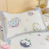 Funda de almohada infantil de seda de hielo de dibujos animados clase A individual 30X50 Verano 2026 Nuevo modelo Refrigerante Funda para núcleo de almohada de seda de hielo
