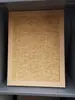 Estrutura de Madeira Não Pintada e Revestida Porta com Trançado de Rattan, Porta de Armário com Painel, Estética Medieval, Porta Esqueleto Estilo Chinês