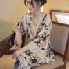 Celebridad de Internet Elegante Otoño Chino Nuevo Estilo Lujo Ropa para el Hogar Pantalones Manga Larga Pijama Traje de Mujer Se Puede Usar al Por Mayor