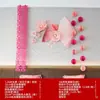 Conjunto de Arranjo de Quarto de Casamento Roupão de Manhã Área para Fotos Parede de Fundo Decoração Casa Nova Casamento Decoração de Personagens Longos Felizes