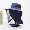 Gorra para exteriores a prueba de mosquitos para hombre y mujer, gorra de pesca, máscara de malla transpirable con protección solar para la cara, pesca nocturna, a prueba de insectos, apicultura