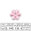Pegatinas Bordadas de Corazón Autoadhesivas, Pegatinas para Ropa, Pegatinas de Tela Bordadas, Accesorios de Sello Bordado de Estrella de Cinco Puntas, Pegatinas de Parche DIY