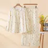 Paraíso de Gatos y Perros Pijama de Primavera Otoño Invierno para Mujer 100% Algodón Ropa Casual para el Hogar Manga Larga Pantalón Largo Se Puede Usar Afuera Ropa de Casa para Mujer