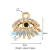 L55 nuevo popular europeo y americano Ojo de Diablo amuleto de la suerte ojo circón joyería creativa DIY