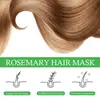 EELHOE Mascarilla Capilar de Romero Mejora Puntas Abiertas Secas Encrespadas Nutritiva Suave Cabello Saludable Cuidado Mascarilla Capilar