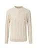 Suéter Masculino Gola Henley Estilo Preguiçoso Disfarçado Nanxia Temporada Outono e Inverno Roupa com Toque de Luxo Estilo Coreano Pulôver de Tricô Solto