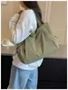 Bolsa de Lona para Mujer 2026 Nuevo Otoño/Invierno Moda Casual Escuela Viaje Bolso Tote Gran Capacidad Bolso de Hombro Único