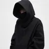 Sudadera con capucha de cuello alto americana de peso pesado para Otoño Invierno para Hombre con Capucha Holgada Streetwear Fresca Funcional para Pareja Chaqueta Deportiva Casual Tendencia ins