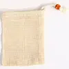 Red Espumadora para Baño y Limpieza Facial del Hogar, Bolsa de Red para Jabón de Baño, Bolsa de Yute para Jabón, Red Espumadora de Algodón al por Mayor