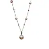 Collar con Colgante de Perla Estrellada Estilo Francés de Lujo Ligero y Circonita para Mujer, Cadena para Clavícula Versátil de Lujo Ligero con Temperamento de Moda de Gama Alta