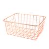 Cesta de Almacenamiento de Cosméticos de Hierro Estilo Nórdico Almacenamiento de Snacks Hogar Escritorio Dormitorio Marco de Almacenamiento Cesta de Almacenamiento de Mascarillas