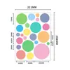Pegatinas de Puntos Morandi Multitamaño Decorativas DIY Coloridas Tamaño Redondo Pegatinas de Sellado Etiquetas Autoadhesivas