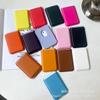 Porta tarjetas magnético de material PU adecuado para el modelo Apple 15, porta tarjetas Magsafe 13 Promax en stock, 12 a la imagen