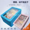 Caja Térmica con Tapa Transparente para Uso Comercial, Caja de Espuma para Montaje de Puesto, Enfriador de Postre Tiramisú, Estilo Mochila, y Otros Tipos