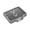 Alfombrilla de Drenaje Inclinada de Silicona, Escurridor con Recipiente Guía de Agua, Alfombrilla para Secar Platos, Alfombrilla Filtro de Agua Embudo, Tablero de Drenaje, Posavasos Filtro para Estufa