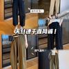 Pantalones harén de Tencel súper suaves con diseño de pera y drapeado fino de verano para mujer, pantalones de abuela rectos y adelgazantes de cintura alta de talla grande
