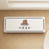 Alfombrilla Absorbente Personalizada de Tierra de Diatomeas Dura para Lavabo de Baño, Alfombrilla de Drenaje para Lavabo, Alfombrilla para Taza de Cepillo de Dientes, Nuevo Producto Transfronterizo