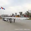 Contenedor de Exportación de Fábrica Plataforma Semirremolque Plataforma Remolque Semirremolque Plataforma Transporte Semirremolque