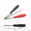 3.0 destornillador pequeño de cruz al por mayor tipo flecha mini para muebles electrodomésticos juguete distribución 3mm plano negro herramienta de reparación