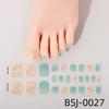 Zhengxiang adesivos de gel personalizados para unhas adesivos para os pés adesivos para unhas fototerapia UV bronzeamento a laser quente adesivos leves para os dedos dos pés atacado