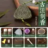 Molde de hierro Molde para varillas de incienso Hecho a mano DIY Método antiguo para hacer incienso Juego de herramientas de un solo y doble cara Molde para prensar polvo de incienso Colgante